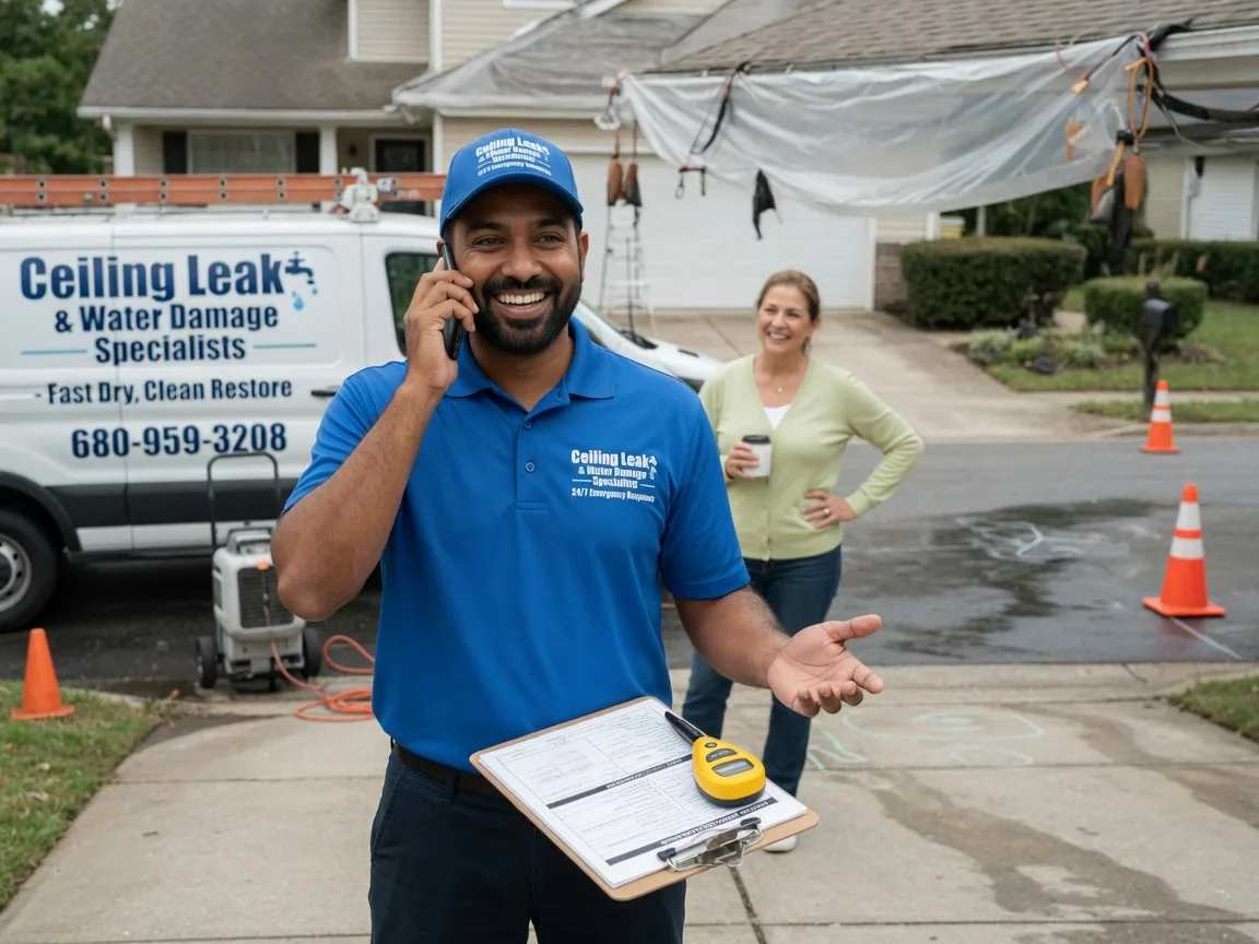 Ceiling Leak Cleanup Elk City, KS FAQs